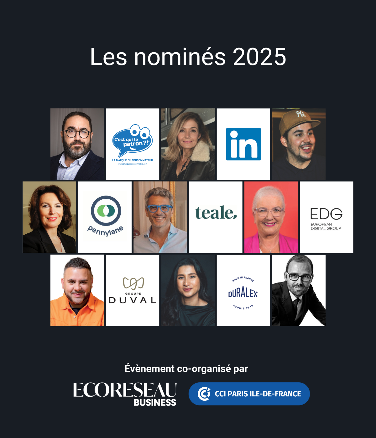 Les nominés 2025